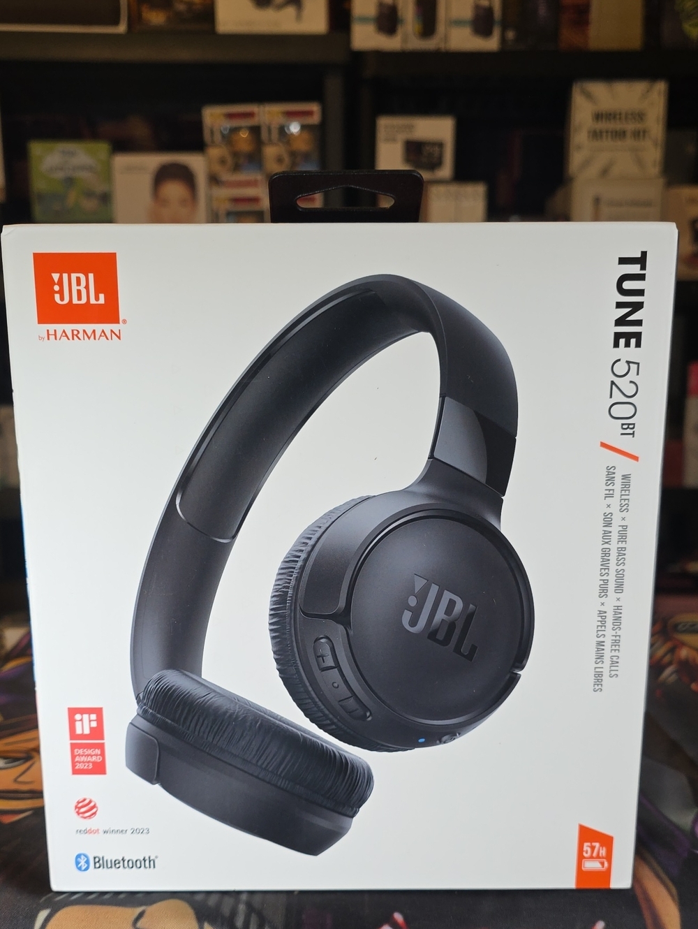 JBL Over-Ear Wireless Headphones — Black Factory Sealed